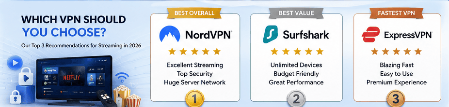 Best VPN recommendations for streaming