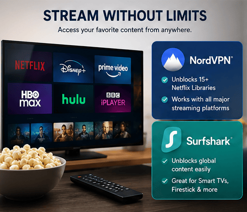 NordVPN vs Surfshark comparison 2026