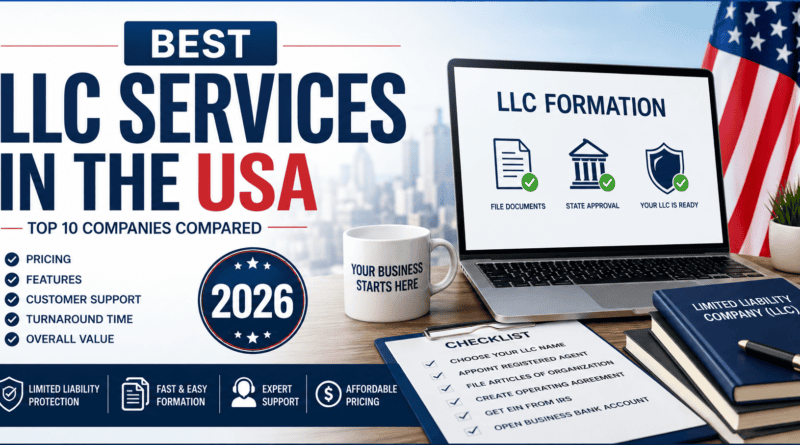 Best LLC Services in the USA 2026 comparison for entrepreneurs