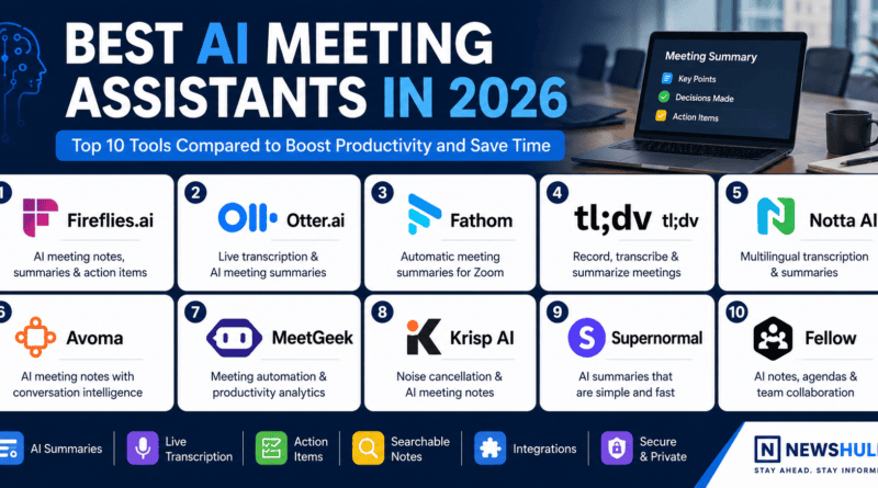 Best AI Meeting Assistants in 2026