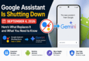 Google Assistant shutting down September 4 2026