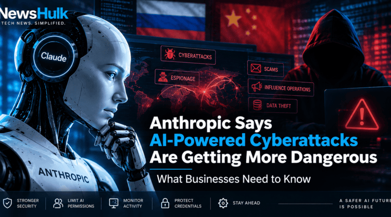 Anthropic AI cyberattack warning 2026 and AI agent cybersecurity